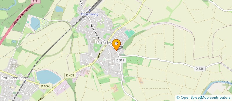 localisation de l'entreprise MONSIEUR JEAN-NOEL HUCK  RSCHWOOG