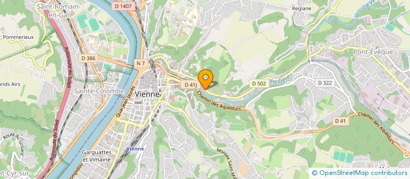 localisation de l'entreprise MONSIEUR JEAN-NOEL IGNACE  VIENNE
