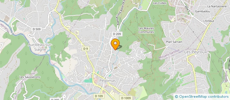 localisation de l'entreprise MONSIEUR JEAN-NOEL JOUAULT  PEGOMAS