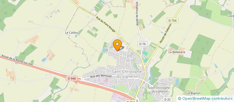 localisation de l'entreprise MONSIEUR JEAN-NOEL JOUBERT  SAINT-CHRISTOPHE-DU-LIGNERON