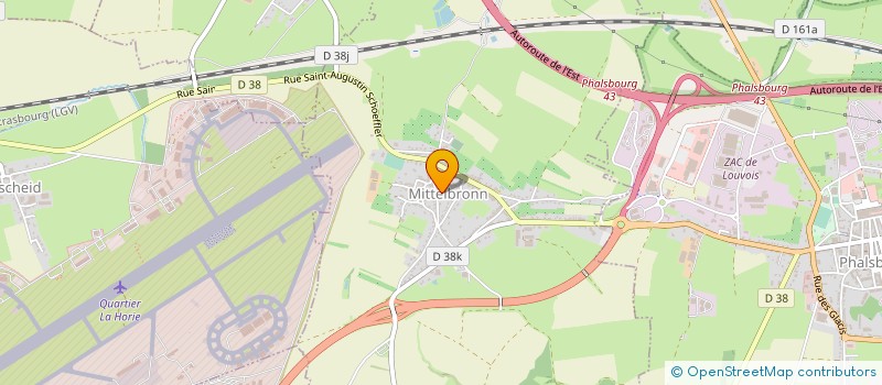 localisation de l'entreprise MONSIEUR JEAN-NOEL KLEISS  MITTELBRONN