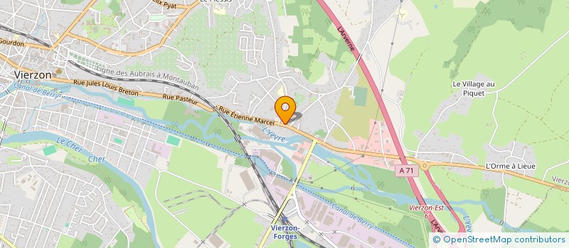 localisation de l'entreprise MONSIEUR JEAN-NOEL LAMIRAULT  VIERZON