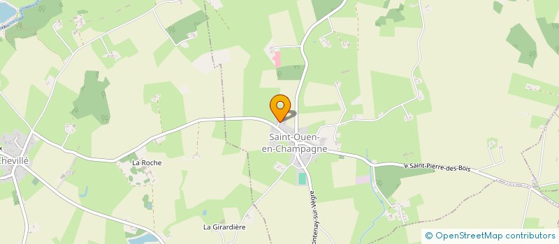 localisation de l'entreprise MONSIEUR JEAN-NOEL LE CARRER  SAINT-OUEN-EN-CHAMPAGNE