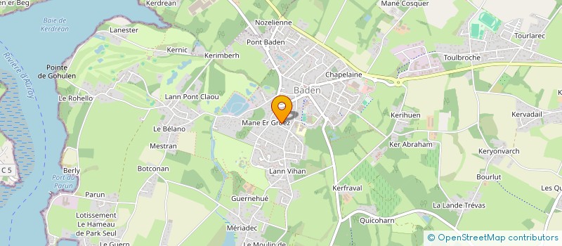 localisation de l'entreprise MONSIEUR JEAN NOEL LEBOULANGER  BADEN