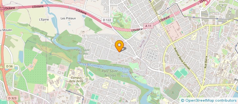 localisation de l'entreprise MONSIEUR JEAN-NOEL LEBRETON  AVRILLE