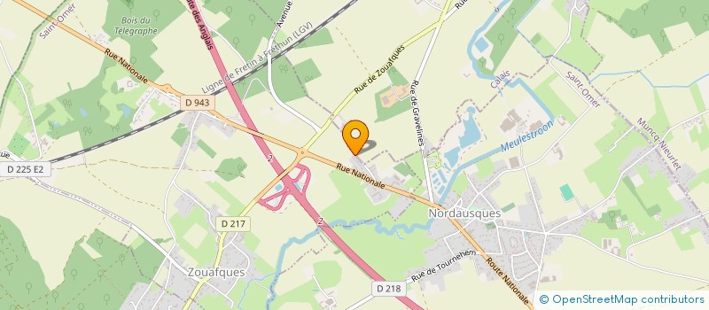 localisation de l'entreprise MONSIEUR JEAN-NOEL LENGLET  ZOUAFQUES