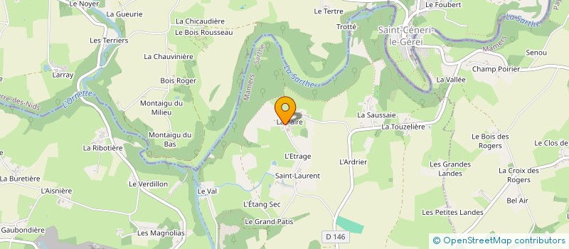 localisation de l'entreprise MONSIEUR JEAN-NOEL LIGIER  SAINT LEONARD DES BOIS