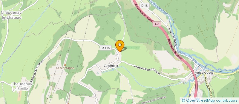 localisation de l'entreprise MONSIEUR JEAN-NOEL MANIERE  COLOMBIER