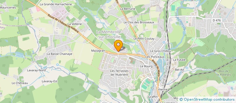 localisation de l'entreprise MONSIEUR JEAN NOEL MARTIN  LA MEMBROLLE-SUR-CHOISILLE