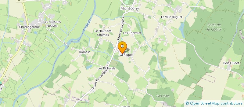 localisation de l'entreprise MONSIEUR JEAN NOEL MATHEY  MONTCONY