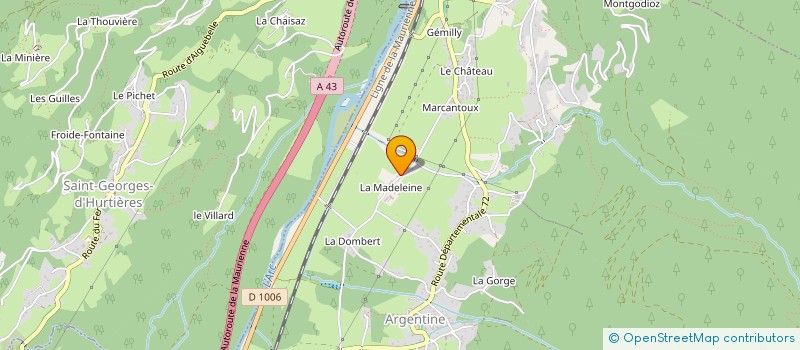 localisation de l'entreprise MONSIEUR JEAN-NOEL METRAL  ARGENTINE