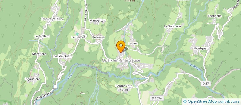 localisation de l'entreprise MONSIEUR JEAN-NOEL MEY  QUAIX-EN-CHARTREUSE