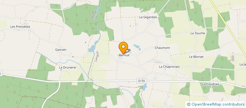 localisation de l'entreprise MONSIEUR JEAN-NOEL MOINARD  LANGON