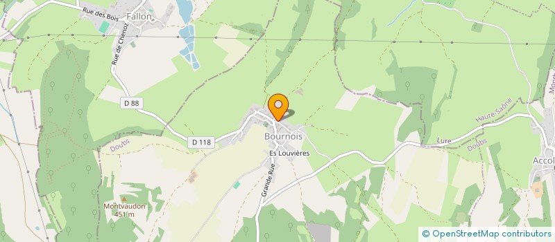 localisation de l'entreprise MONSIEUR JEAN-NOEL MONIER  ACCOLANS