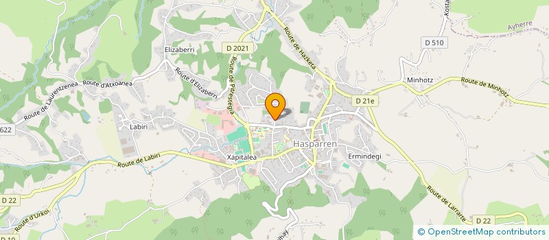 localisation de l'entreprise MONSIEUR JEAN-NOEL MOUSQUES  HASPARREN