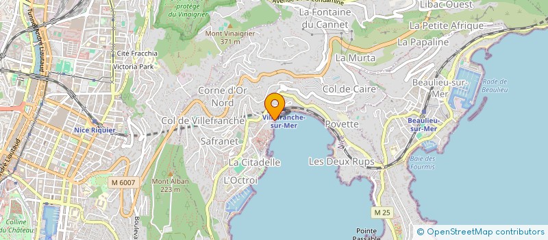 localisation de l'entreprise MONSIEUR JEAN-NOEL NICOLAI à VILLEFRANCHE-SUR-MER