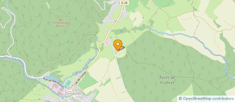 localisation de l'entreprise MONSIEUR JEAN-NOEL NITZ  OBERBRONN