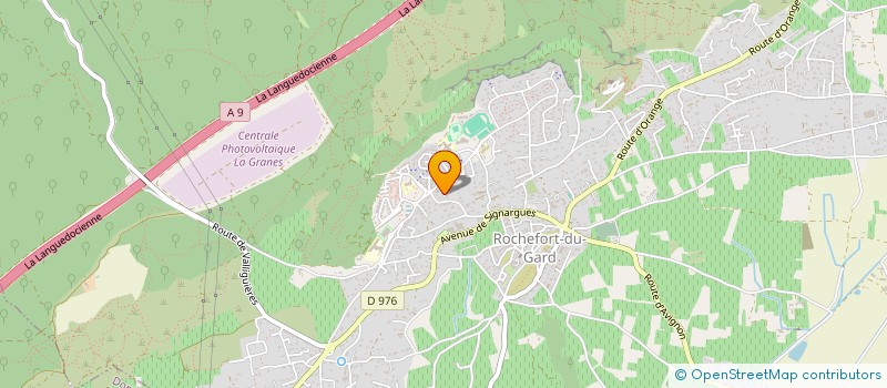 localisation de l'entreprise MONSIEUR JEAN-NOEL PANZA  ROCHEFORT-DU-GARD