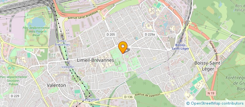 localisation de l'entreprise MONSIEUR JEAN-NOEL PECOME  LIMEIL-BREVANNES