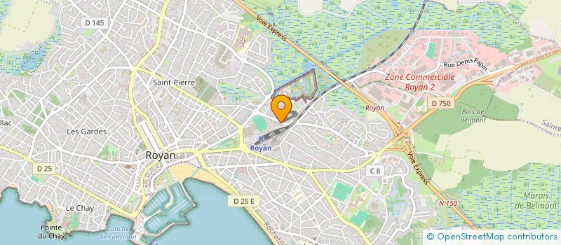 localisation de l'entreprise MONSIEUR JEAN NOEL PETITGAS  ROYAN