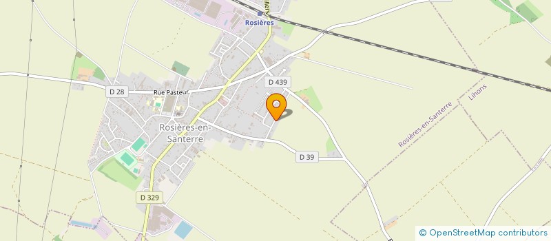 localisation de l'entreprise MONSIEUR JEAN-NOEL PINARD  ROSIERES-EN-SANTERRE