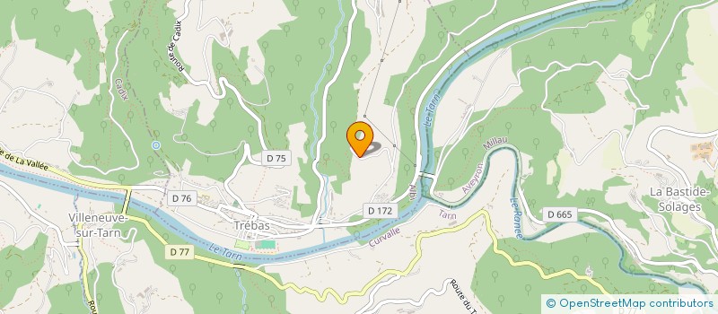 localisation de l'entreprise MONSIEUR JEAN-NOEL PINET  TREBAS