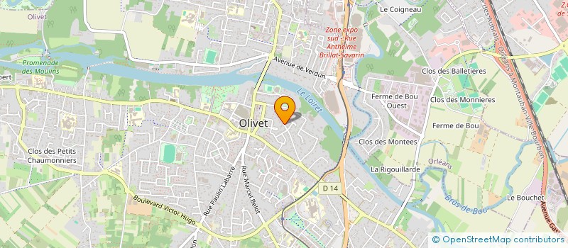 localisation de l'entreprise MONSIEUR JEAN-NOEL POISSON à OLIVET