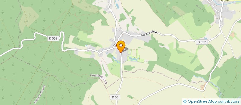 localisation de l'entreprise MONSIEUR JEAN-NOEL PONCELET  CESSIERES-SUZY