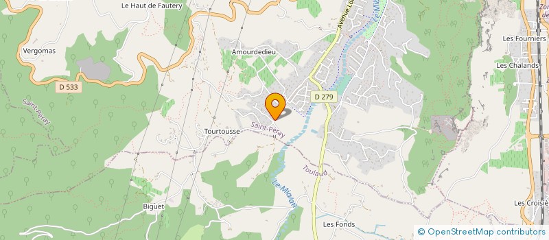 localisation de l'entreprise MONSIEUR JEAN NOEL PRALY  SAINT-PERAY