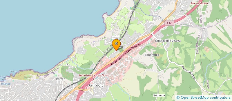 localisation de l'entreprise MONSIEUR JEAN NOEL QUIJANO  SAINT-JEAN-DE-LUZ