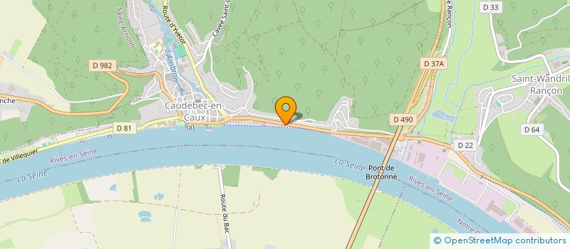 localisation de l'entreprise MONSIEUR JEAN-NOEL RETOURNE  RIVES-EN-SEINE