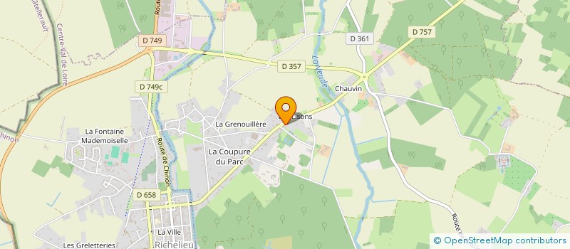 localisation de l'entreprise MONSIEUR JEAN-NOEL ROBIN  CHAVEIGNES