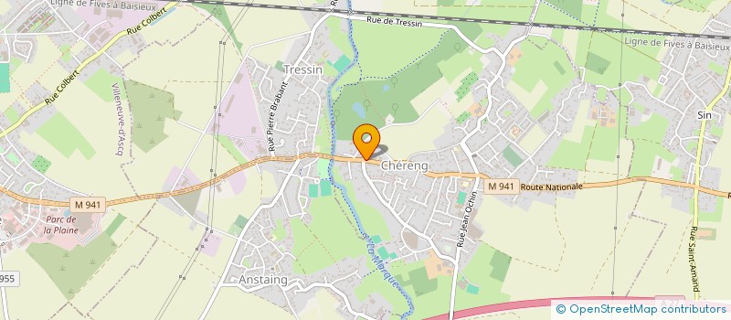 localisation de l'entreprise MONSIEUR JEAN-NOEL RORIVE  CHERENG