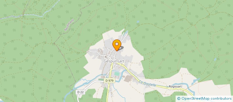 localisation de l'entreprise MONSIEUR JEAN NOEL SACRE  GESPUNSART