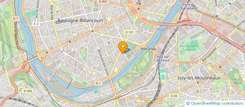 localisation de l'entreprise MONSIEUR JEAN-NOEL SAUVAGET à BOULOGNE-BILLANCOURT