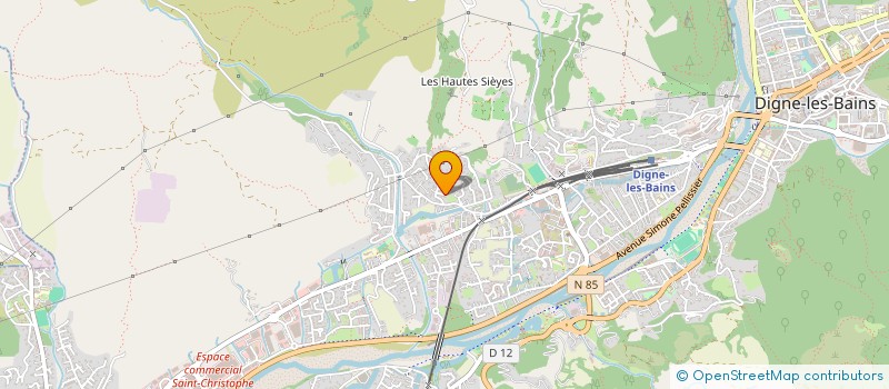 localisation de l'entreprise MONSIEUR JEAN-NOEL SEGOND  DIGNE-LES-BAINS