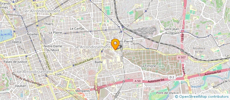 localisation de l'entreprise MONSIEUR JEAN-NOEL THERON à MARSEILLE