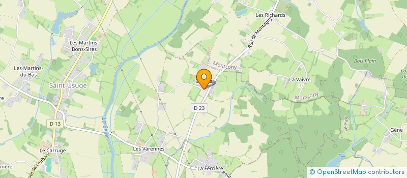 localisation de l'entreprise MONSIEUR JEAN-NOEL VERNET  SAINT-USUGE