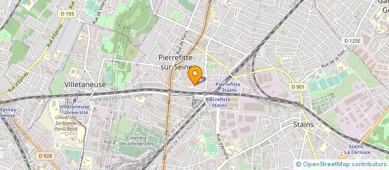 localisation de l'entreprise MONSIEUR JEAN NOEL WOUMO à PIERREFITTE-SUR-SEINE