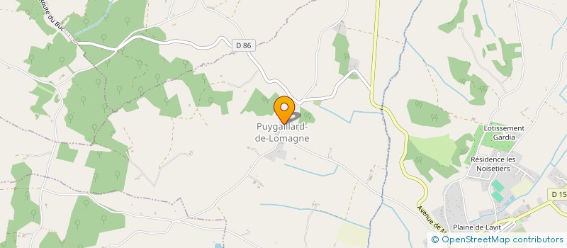 localisation de l'entreprise MONSIEUR JEAN NOGUES  PUYGAILLARD-DE-LOMAGNE