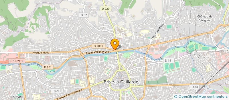 localisation de l'entreprise MONSIEUR JEAN NORVEARD  BRIVE-LA-GAILLARDE