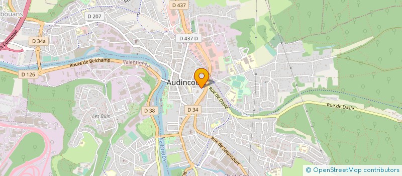 localisation de l'entreprise MONSIEUR JEAN NOUALS à AUDINCOURT