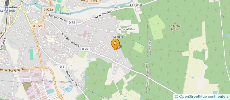 localisation de l'entreprise MONSIEUR JEAN NOUBEL  ROMORANTIN-LANTHENAY