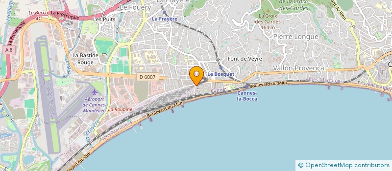 localisation de l'entreprise MONSIEUR JEAN NOUCHY à CANNES