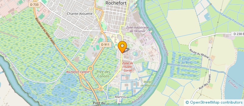 localisation de l'entreprise MONSIEUR JEAN NOUREAU  ROCHEFORT