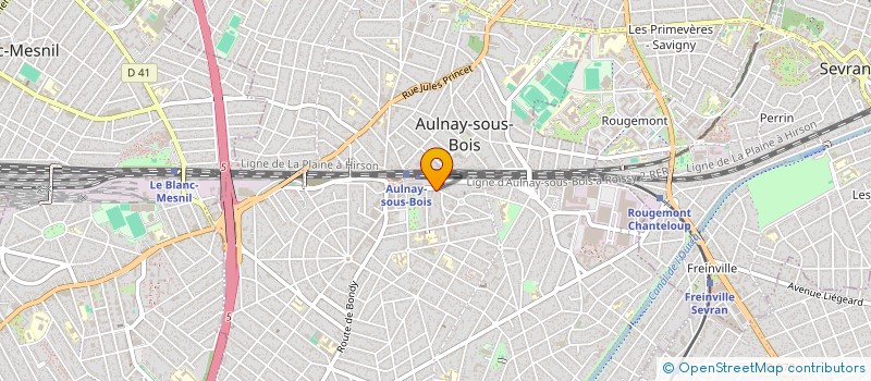 localisation de l'entreprise MONSIEUR JEAN NOURRI à AULNAY-SOUS-BOIS
