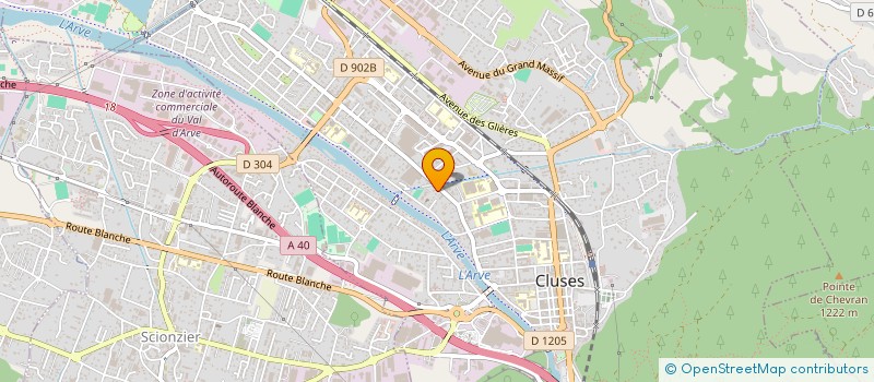 localisation de l'entreprise MONSIEUR JEAN NOURRISSAT à CLUSES