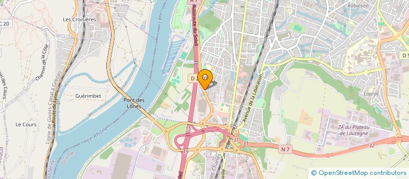 localisation de l'entreprise MONSIEUR JEAN NOWACKI  VALENCE