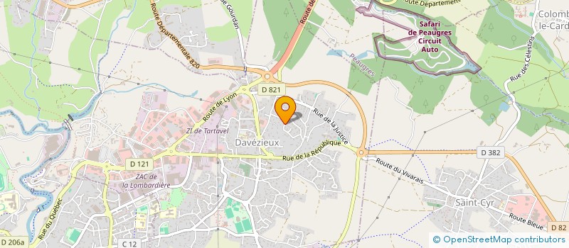 localisation de l'entreprise MONSIEUR JEAN NOYER  DAVEZIEUX