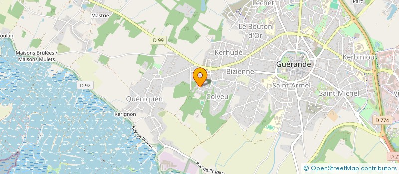 localisation de l'entreprise MONSIEUR JEAN NUNES  GUERANDE